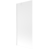 Mexen Next paravan cadă 1-aripă 80 x 150 cm, Înghețat, Albă - 895-080-000-00-30-20