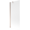 Mexen Next paravan de baie cu 1 panou 80 x 150 cm, mat, aur roz - 895-080-000-00-30-60