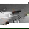 Mexen Next paravan cadă 1-aripă 80 x 150 cm, Înghețat, Roz-Auriu - 895-080-000-00-30-60