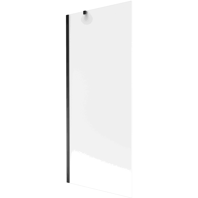 Mexen Next paravan de baie cu 1 panou 80 x 150 cm, înghețat, negru - 895-080-000-00-30-70