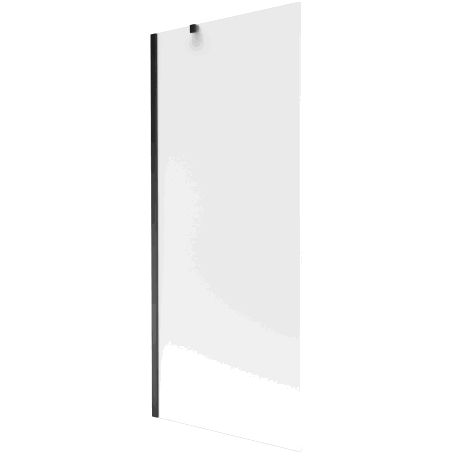 Mexen Next paravan cadă 1-aripă 80 x 150 cm, Înghețat, Neagră - 895-080-000-00-30-70