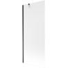 Mexen Next paravan de baie cu 1 panou 80 x 150 cm, înghețat, negru - 895-080-000-00-30-70