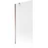 Mexen Next paravan de baie cu 1 canat 90 x 150 cm, sticlă mată, aur roz - 895-090-000-00-30-60