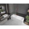Mexen Next paravan de baie cu 1 canat 90 x 150 cm, sticlă mată, aur roz - 895-090-000-00-30-60