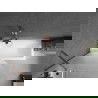Mexen Next paravan cadă 1-aripă 90 x 150 cm, Înghețat, Roz-Auriu - 895-090-000-00-30-60