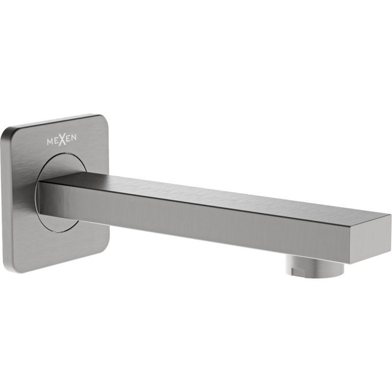 Mexen Cube baterie de cadă montată pe perete, gri armă periat - 79370-66