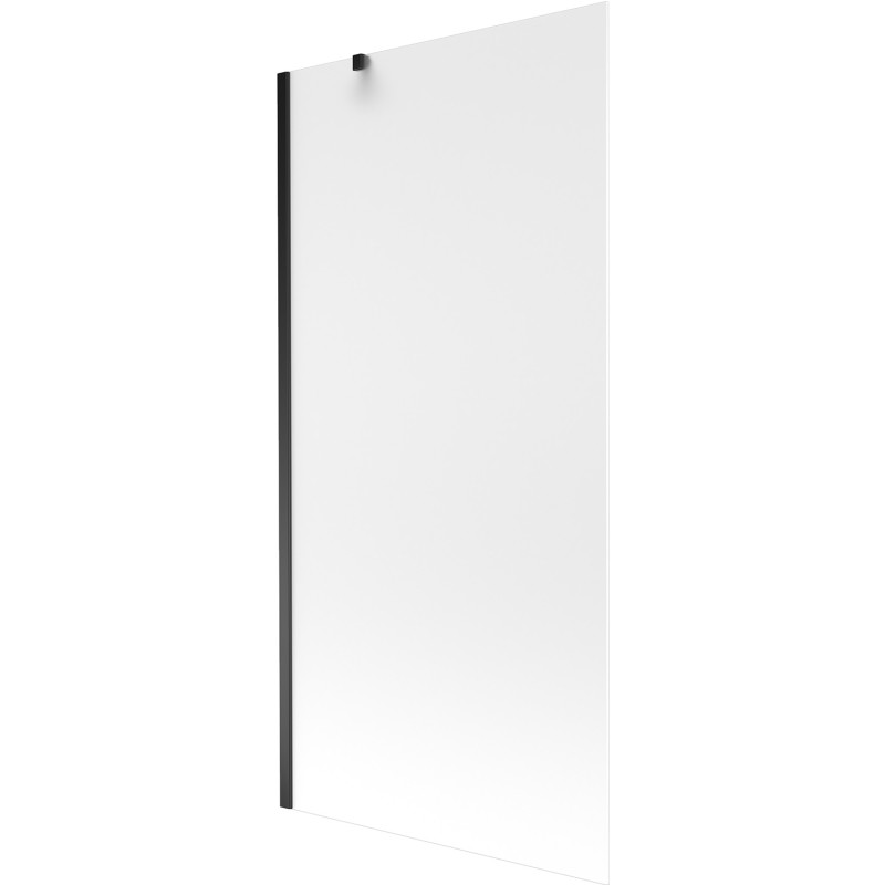 Mexen Next 1-szárnyú fürdőkád paraván 90 x 150 cm, homokfúvott, fekete - 895-090-000-00-30-70