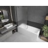 Mexen Next paravan de baie, 1-panou, 90 x 150 cm, mat, negru - 895-090-000-00-30-70