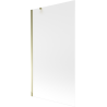 Mexen Next paravan cadă 1-aripă 100 x 150 cm, Înghețat, Auriu - 895-100-000-00-30-50