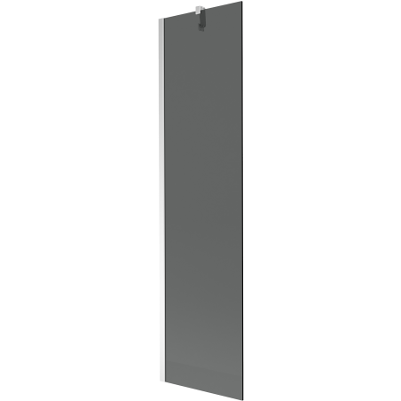 Mexen Next 1-szárnyú fürdőszobai válaszfal 50 x 150 cm, grafit, króm - 895-050-000-00-40-01