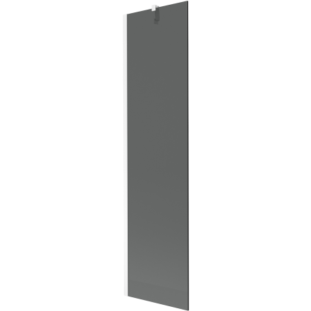 Mexen Next 1-szárnyú fürdőkádparaván 50 x 150 cm, grafit, fehér - 895-050-000-00-40-20