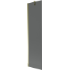 Mexen Next paravan de baie cu 1 panou 50 x 150 cm, grafit, auriu - 895-050-000-00-40-50