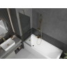 Mexen Next paravan de baie 1-canat 50 x 150 cm, grafit, auriu - 895-050-000-00-40-50