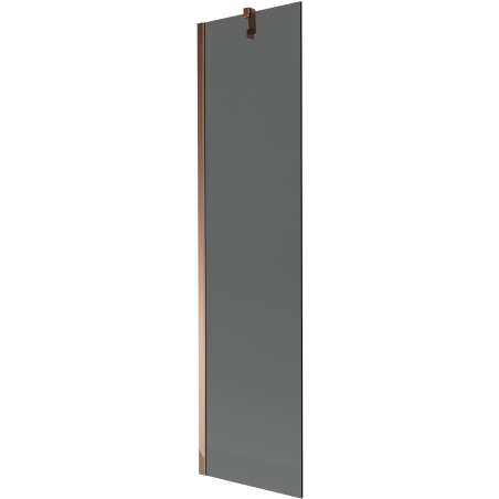 Mexen Next 1-szárnyas fürdőkád paraván 50 x 150 cm, grafit, rózsaarany - 895-050-000-00-40-60