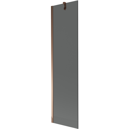 Mexen Next paravan de baie cu 1 panou 50 x 150 cm, grafit, aur roz - 895-050-000-00-40-60