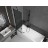 Mexen Next paravan duș, 1-panou, 50 x 150 cm, grafit, negru - 895-050-000-00-40-70