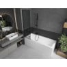 Mexen Next paravan cadă 1-aripă 50 x 150 cm, grafit, Neagră - 895-050-000-00-40-70