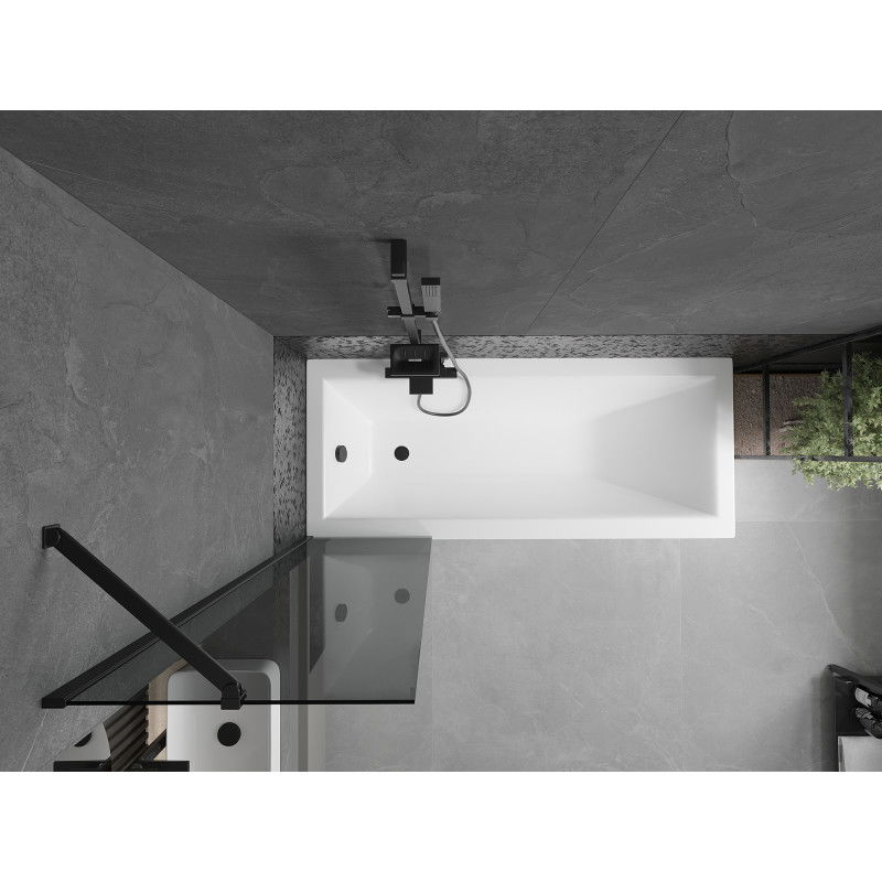 Mexen Next paravan duș, 1-panou, 50 x 150 cm, grafit, negru - 895-050-000-00-40-70