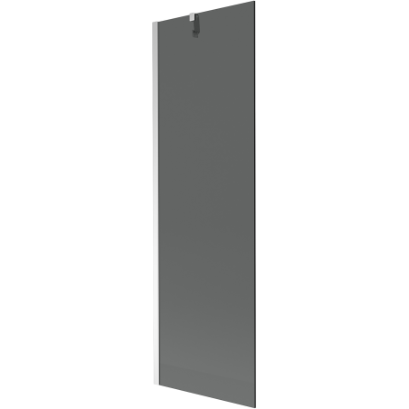 Mexen Next, 1-szárnyú kádparaván 60 x 150 cm, grafit, króm - 895-060-000-00-40-01