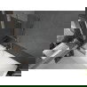 Mexen Next, 1-szárnyú kádparaván 60 x 150 cm, grafit, króm - 895-060-000-00-40-01