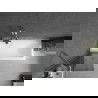 Mexen Next paravan cadă 1-aripă 60 x 150 cm, grafit, Crom - 895-060-000-00-40-01