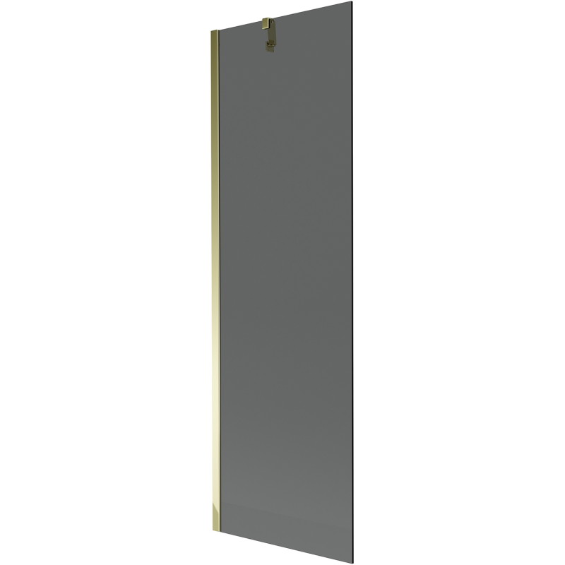 Mexen Next paravan de baie cu 1 panou 60 x 150 cm, grafit, auriu - 895-060-000-00-40-50