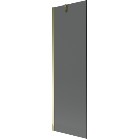 Mexen Next 1 szárnyas kádparaván 60 x 150 cm, Sötétszürke, Arany - 895-060-000-00-40-50