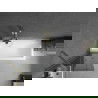 Mexen Next 1 szárnyas kádparaván 60 x 150 cm, Sötétszürke, Arany - 895-060-000-00-40-50