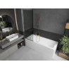 Mexen Next paravan pentru cadă cu 1 panou, 60 x 150 cm, grafit, auriu - 895-060-000-00-40-50