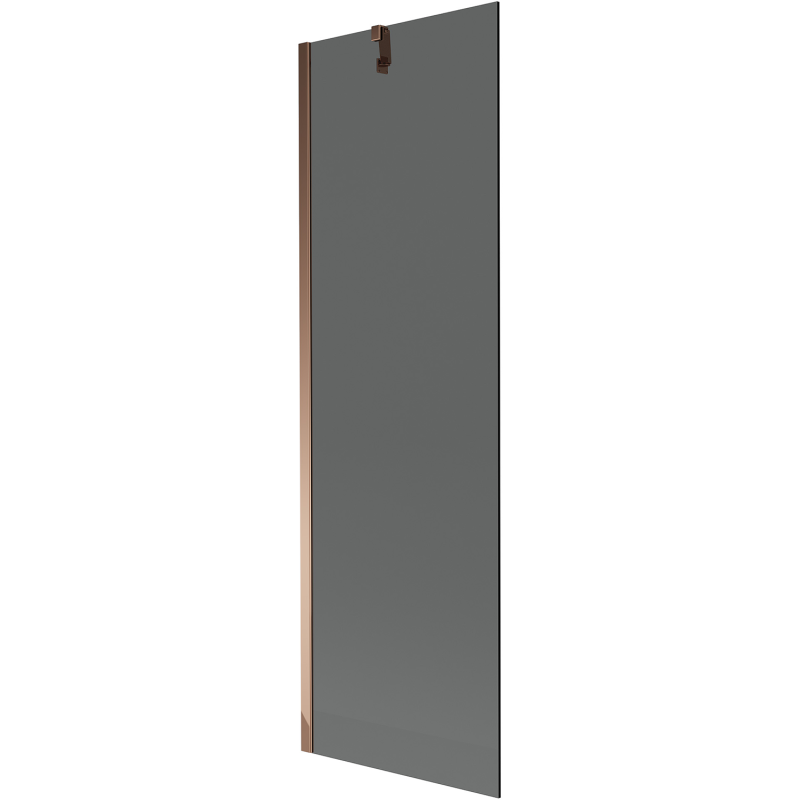 Mexen Next paravan de cadă cu 1 canat 60 x 150 cm, grafit, aur roz - 895-060-000-00-40-60