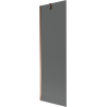 Mexen Next paravan de baie cu 1 panou 60 x 150 cm, grafit, aur roz - 895-060-000-00-40-60
