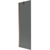 Mexen Next paravan de cadă cu 1 canat 60 x 150 cm, grafit, aur roz - 895-060-000-00-40-60