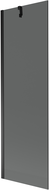 Mexen Next 1-szárnyú kádparaván 60 x 150 cm, grafit, fekete - 895-060-000-00-40-70