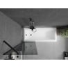 Mexen Next paravan de baie cu 1 panou 60 x 150 cm, grafit, negru - 895-060-000-00-40-70