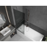 Mexen Next paravan de cadă cu 1 panou 70 x 150 cm, grafit, crom - 895-070-000-00-40-01