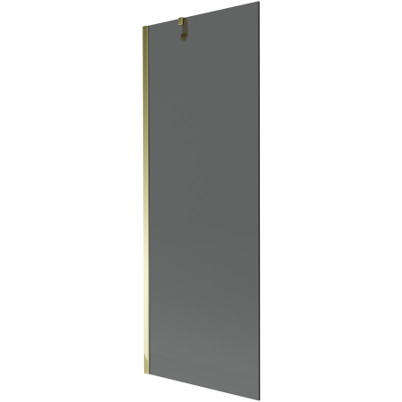 Mexen Next 1-szárnyas fürdőkádparaván 70 x 150 cm, grafit, arany - 895-070-000-00-40-50