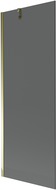 Mexen Next paravan cadă 1-batant 70 x 150 cm, grafit, auriu - 895-070-000-00-40-50