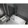 Mexen Next paravan de cadă cu 1 panou 70 x 150 cm, grafit, negru - 895-070-000-00-40-70