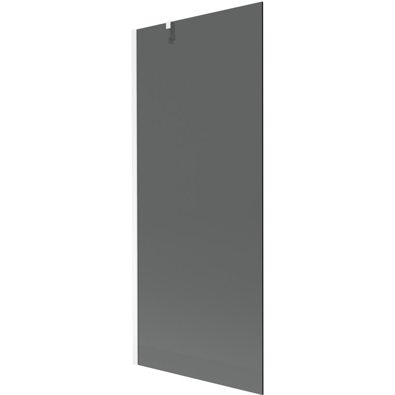 Mexen Next 1-szárnyas kádparaván 80 x 150 cm, grafit, fehér - 895-080-000-00-40-20