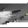 Mexen Next paravan cadă 1-aripă 80 x 150 cm, grafit, Albă - 895-080-000-00-40-20