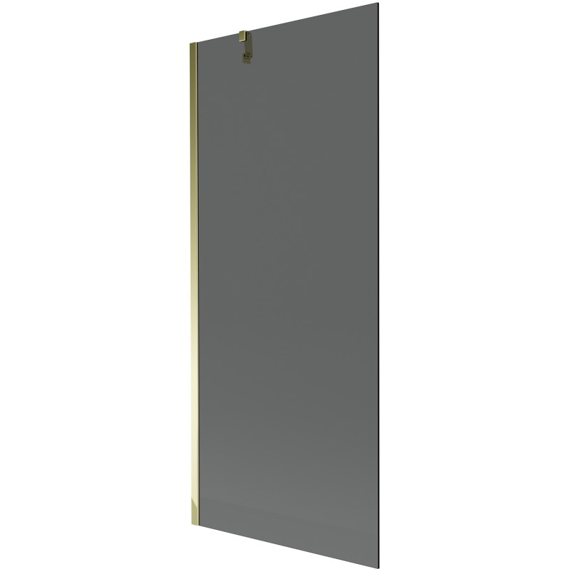 Mexen Next 1-szárnyas fürdőkád paraván 80 x 150 cm, grafit, arany - 895-080-000-00-40-50