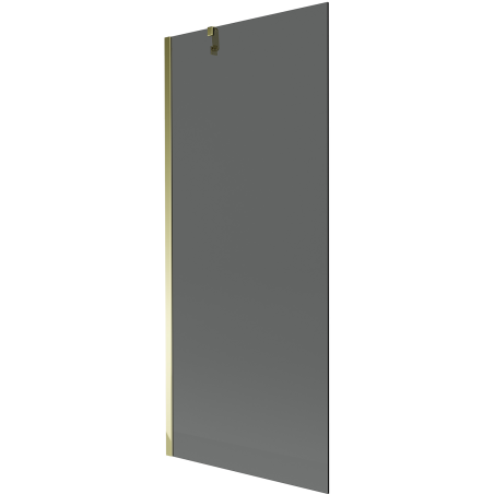Mexen Next paravan de baie cu 1 panou 80 x 150 cm, grafit, auriu - 895-080-000-00-40-50