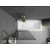 Mexen Next paravan de baie cu 1 panou 80 x 150 cm, grafit, auriu - 895-080-000-00-40-50