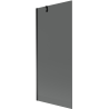 Mexen Next paravan de baie cu 1 panou, 80 x 150 cm, grafit, negru - 895-080-000-00-40-70