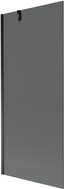 Mexen Next paravan de baie cu 1 panou, 80 x 150 cm, grafit, negru - 895-080-000-00-40-70