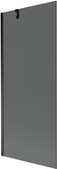 Mexen Next paravan de cadă cu 1 canat 80 x 150 cm, grafit, negru - 895-080-000-00-40-70