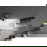 Mexen Next paravan cadă 1-aripă 80 x 150 cm, grafit, Roz-Auriu - 895-080-000-00-40-60