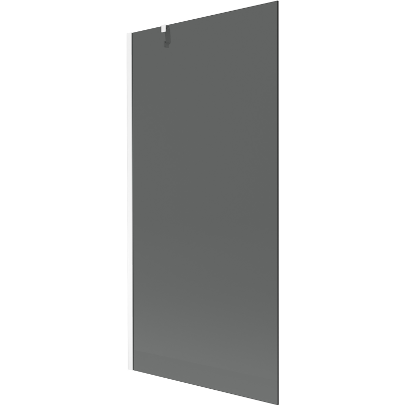 Mexen Next 1-szárnyú fürdőkádfal 90 x 150 cm, grafit, fehér - 895-090-000-00-40-20