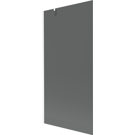Mexen Next 1-szárnyú fürdőkádfal 90 x 150 cm, grafit, fehér - 895-090-000-00-40-20