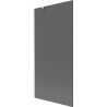 Mexen Next paravan pentru cadă 1-canat 90 x 150 cm, grafit, alb - 895-090-000-00-40-20